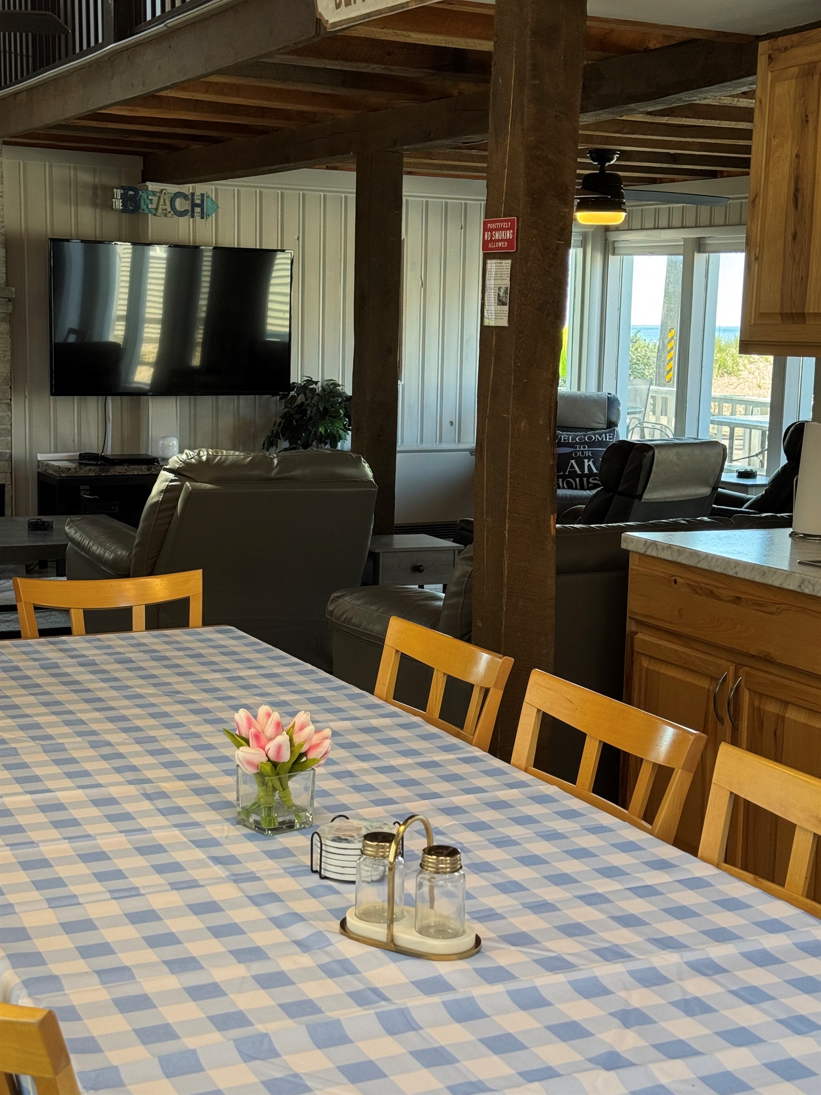View from dining to Lake