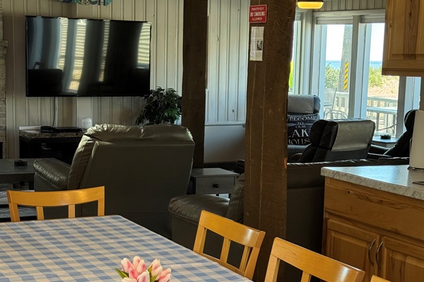View from dining to Lake