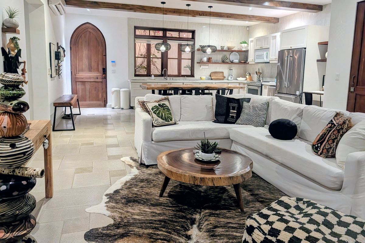 Open concept living area