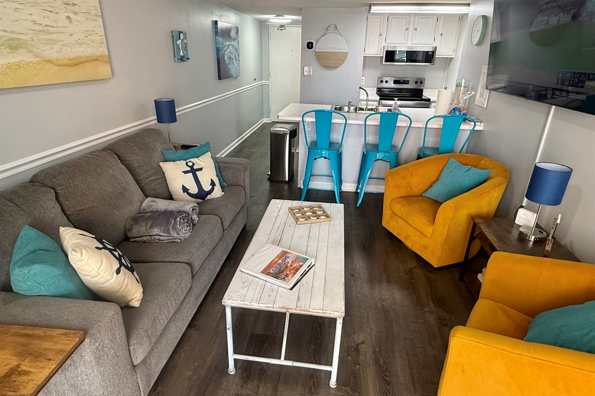 Living Room and Kitchen