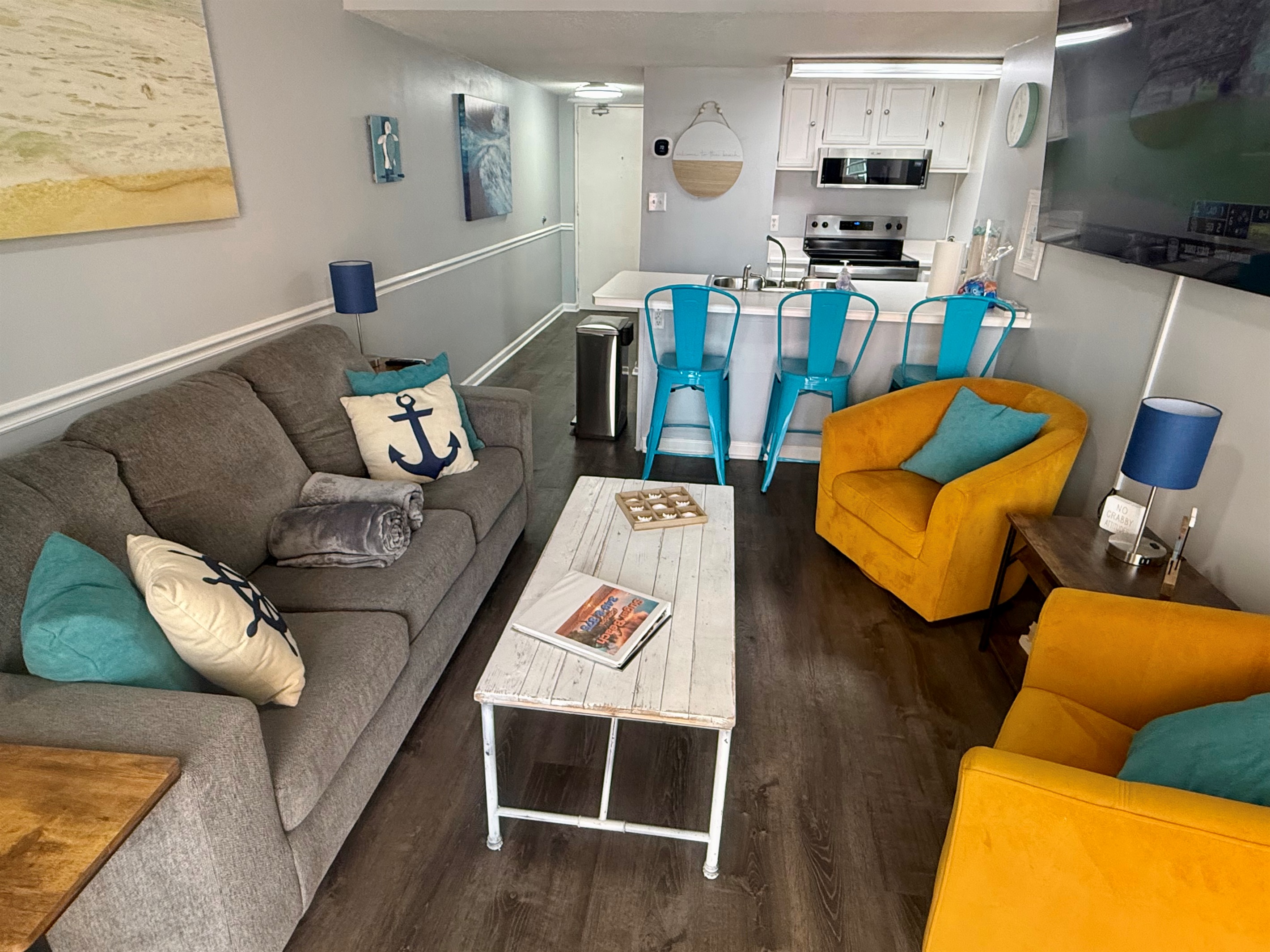 Living Room and Kitchen