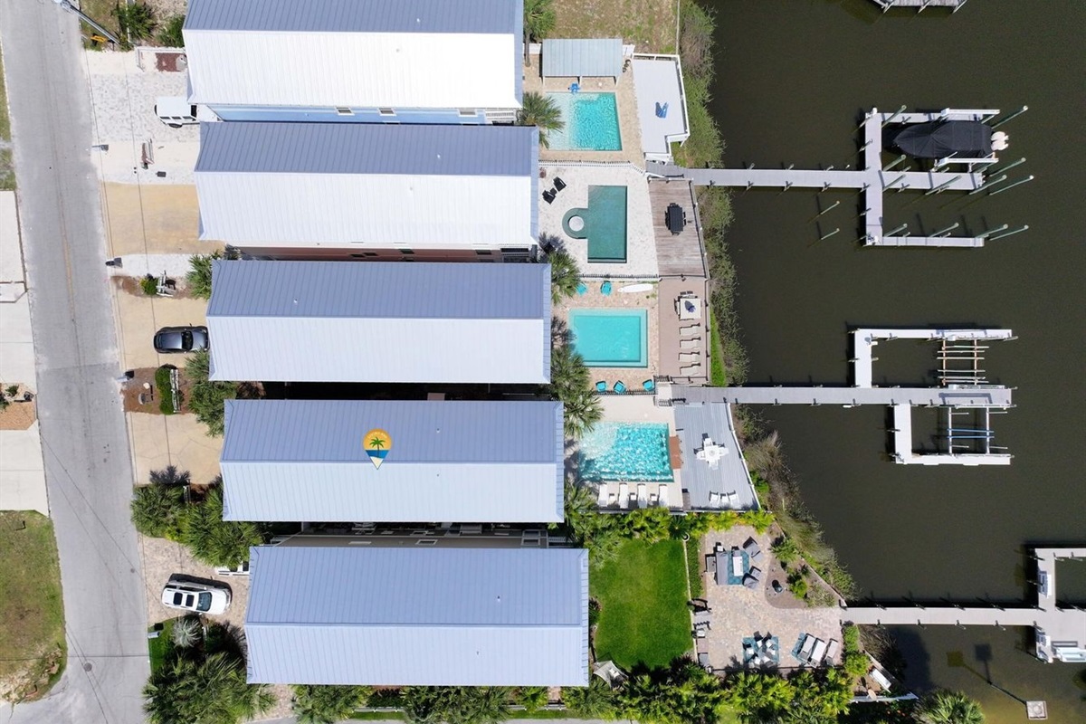 Aerial View of House