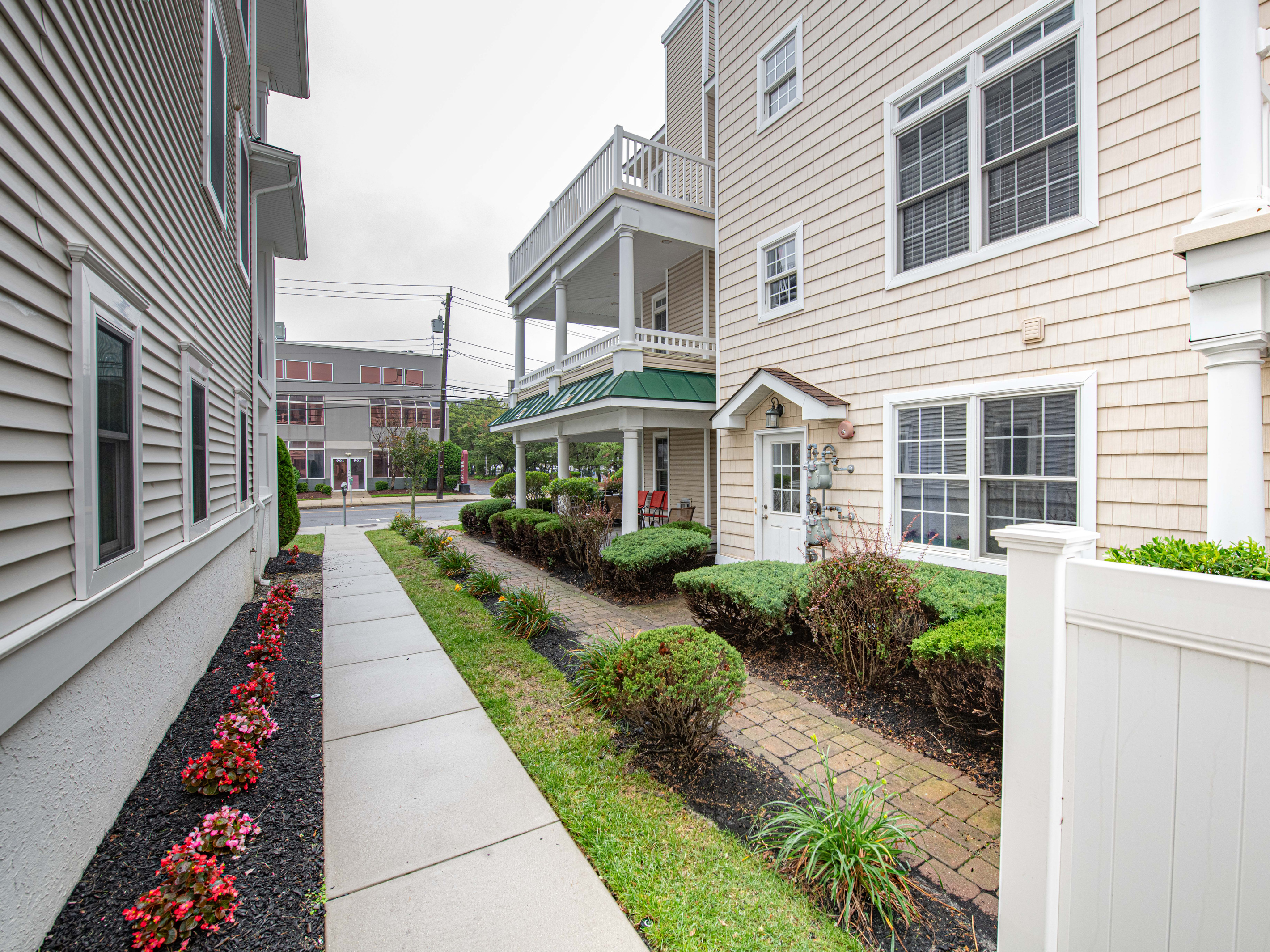 Exterior Walkway along Side of Property