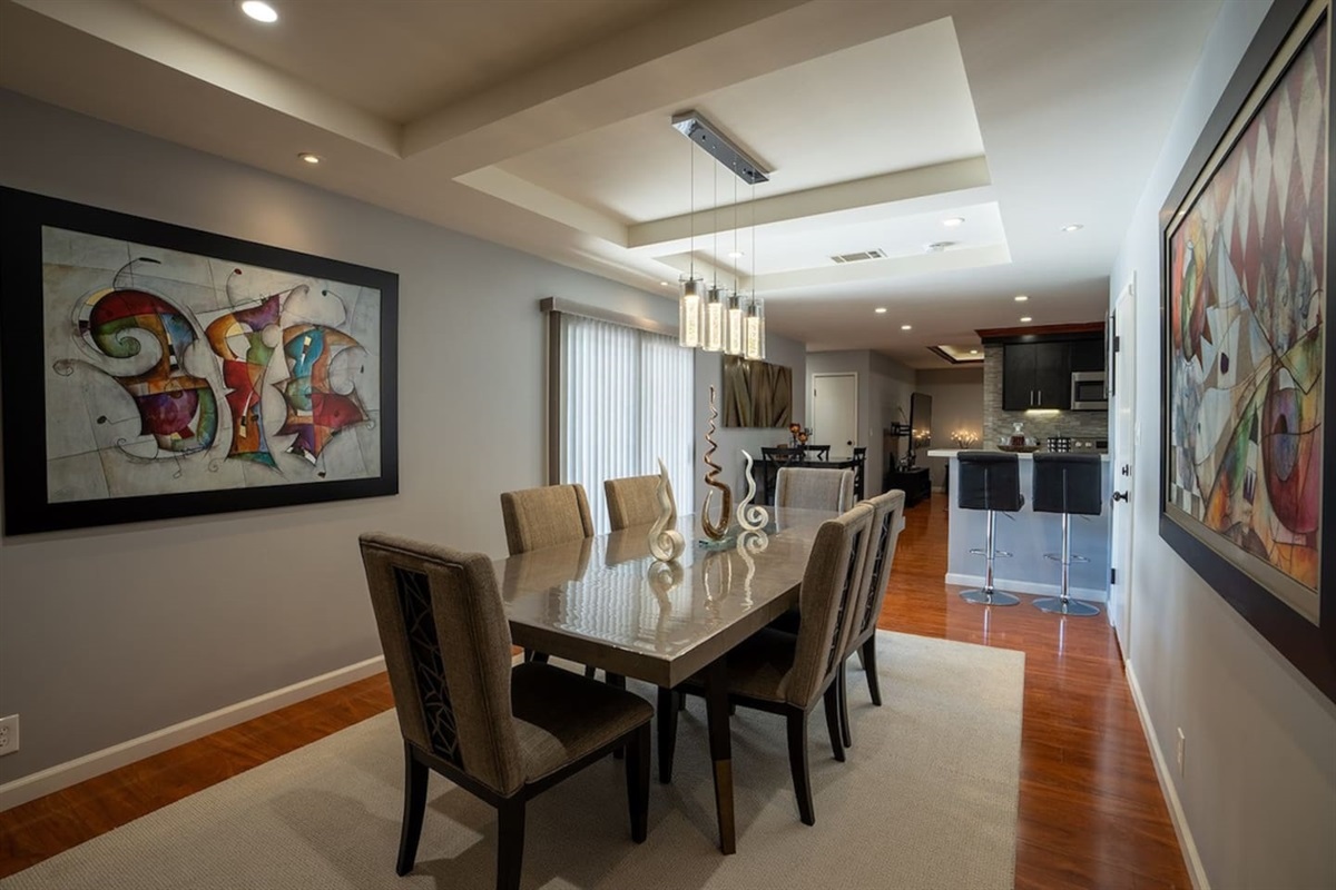 Savor your delectable meal in our tastefully designed dining space
