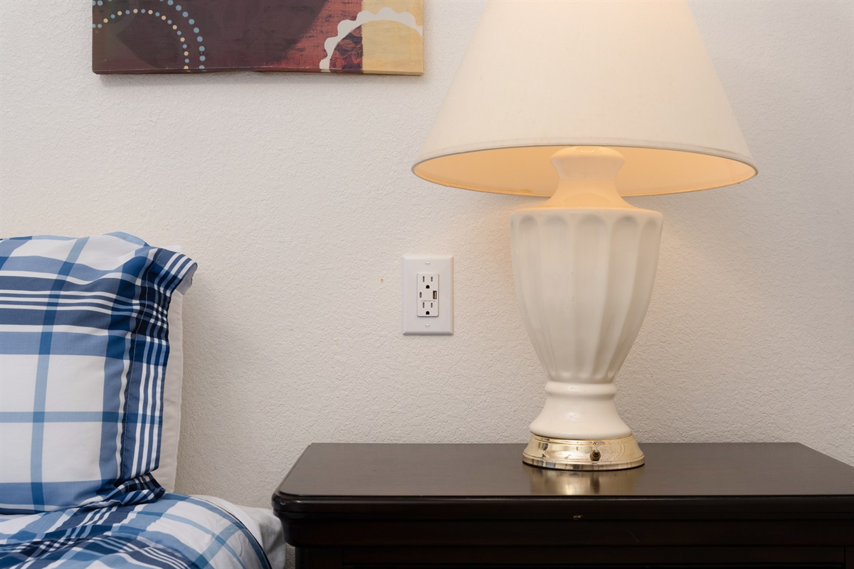 Convenient Outlets at your Bedside!