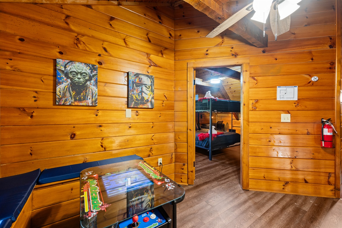 Arcade area leading to the "Dark Side" Room!