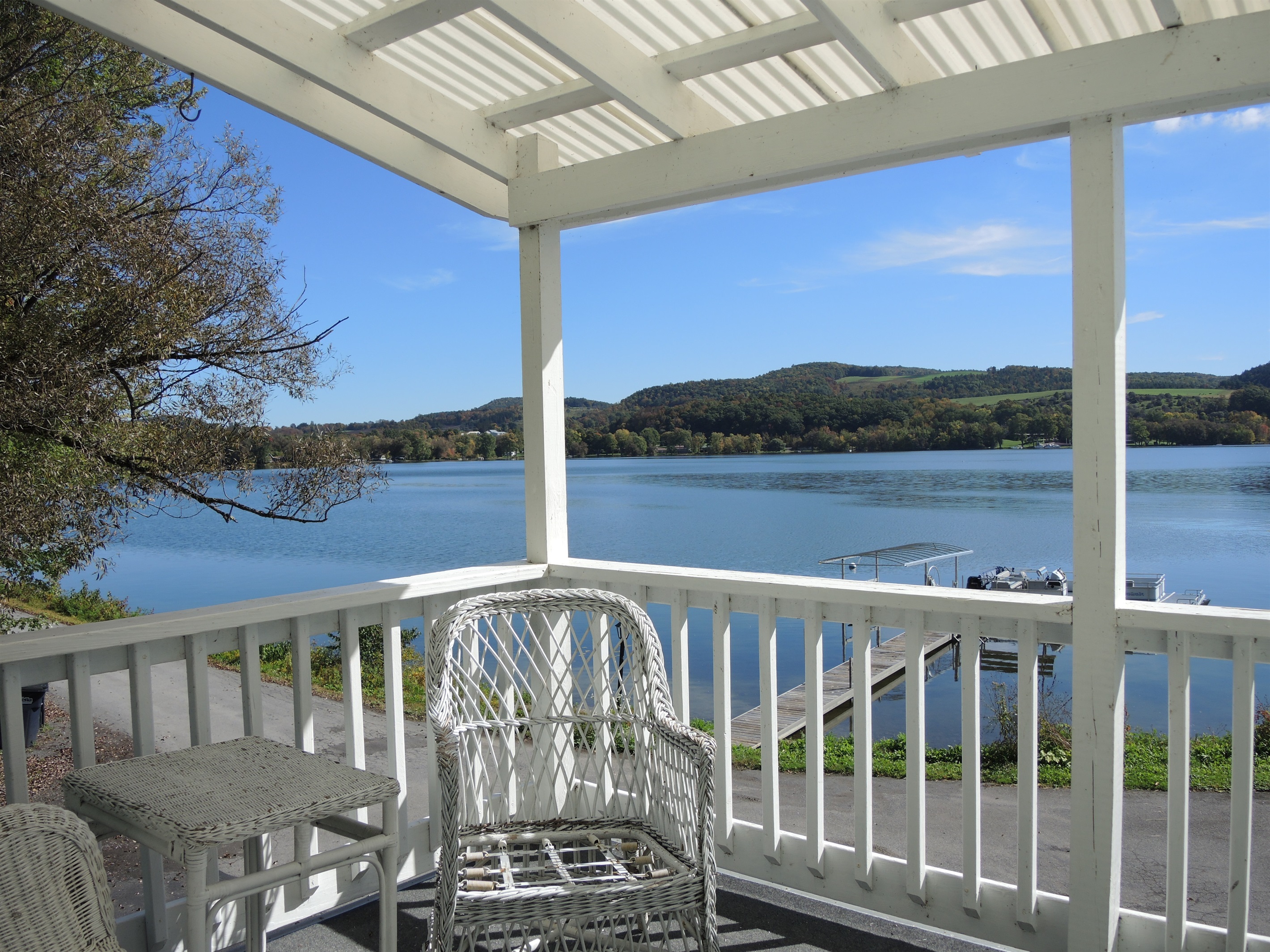 View from private balcony in Unit 4