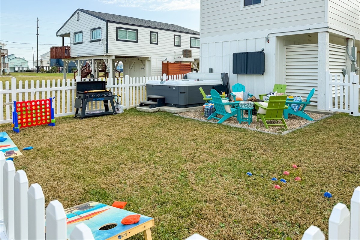 Spread out for some lawn games!