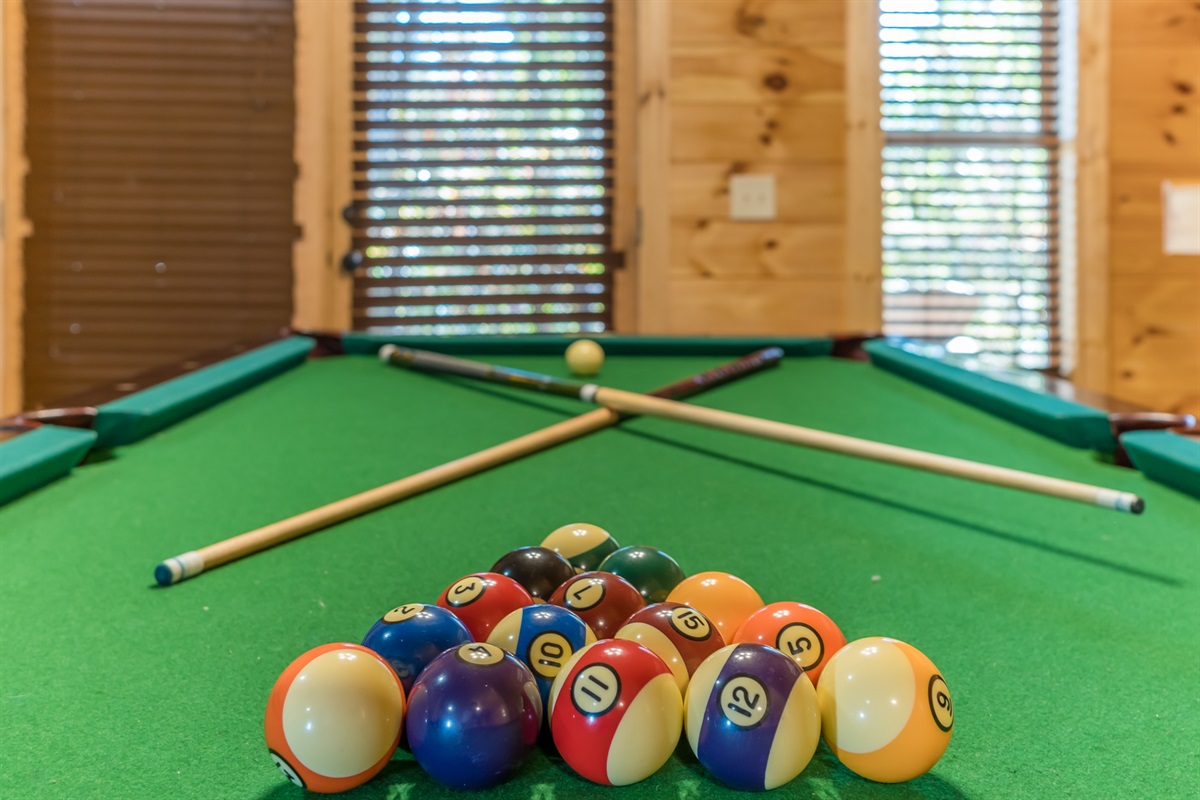 Pool Table in Basement