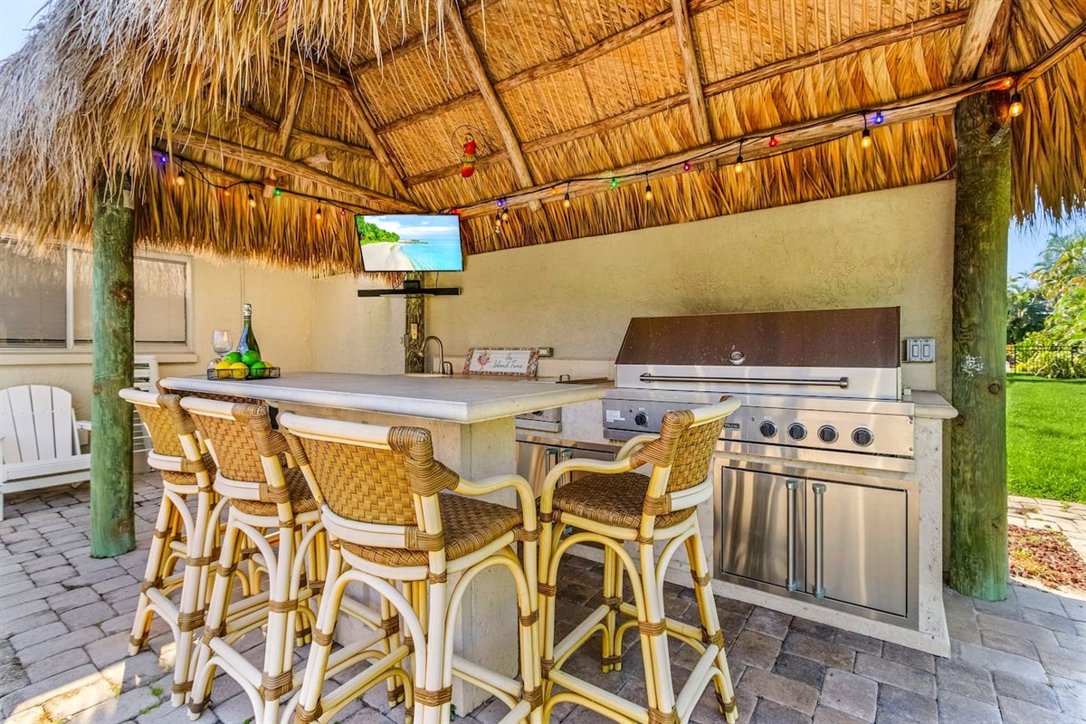 Cheers to paradise! Enjoy your very own tiki bar—because life is always better with a tropical drink in hand!