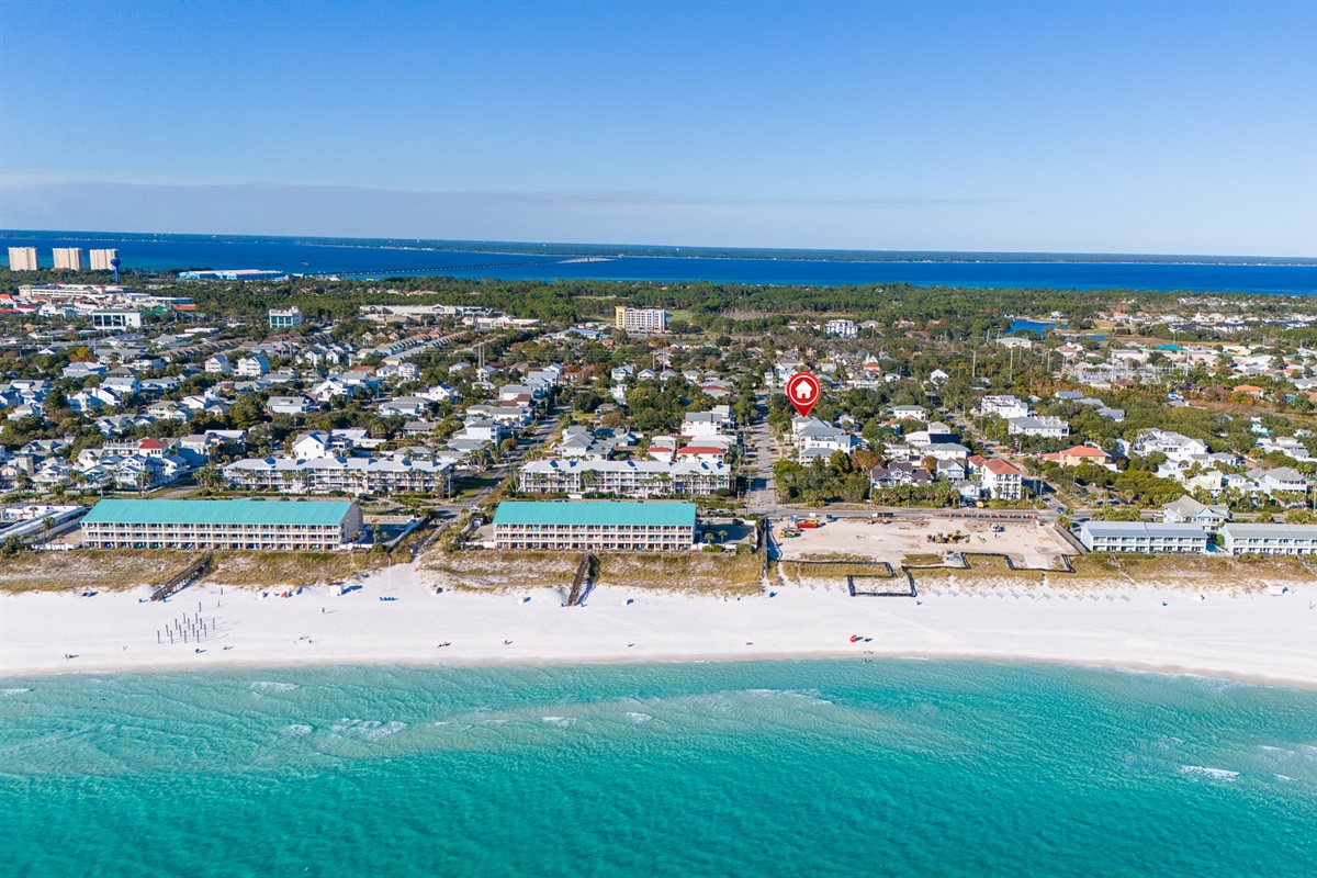 Great location with a new park underway on the beach