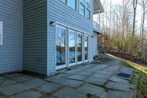 side view from the house