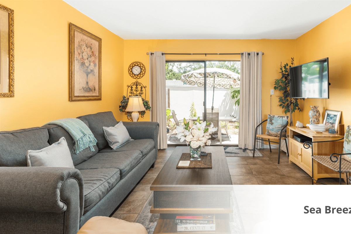 Living Room to Private Patio