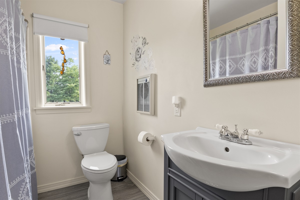 Bathroom - window & wall heater