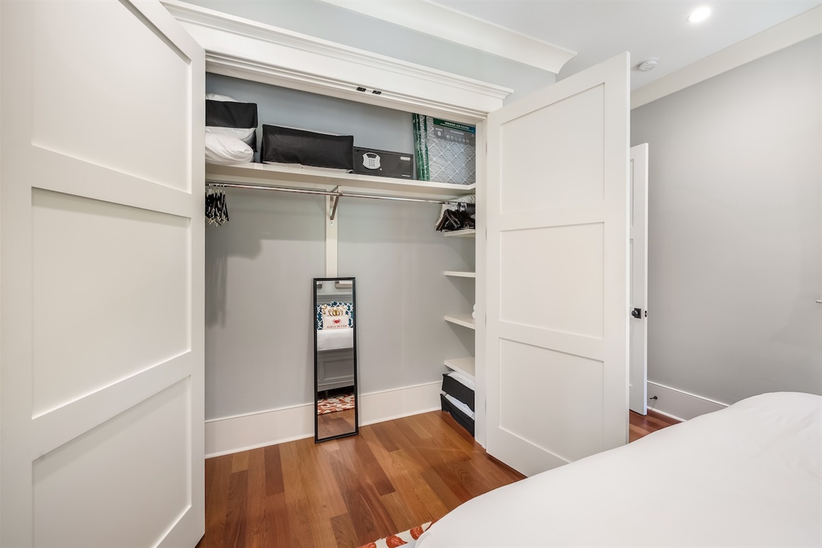 Bedroom 2:  King Bed + Ensuite + TV Shore Thing | 4001 Palm Blvd | Isle of Palms, SC | IOP Escapes