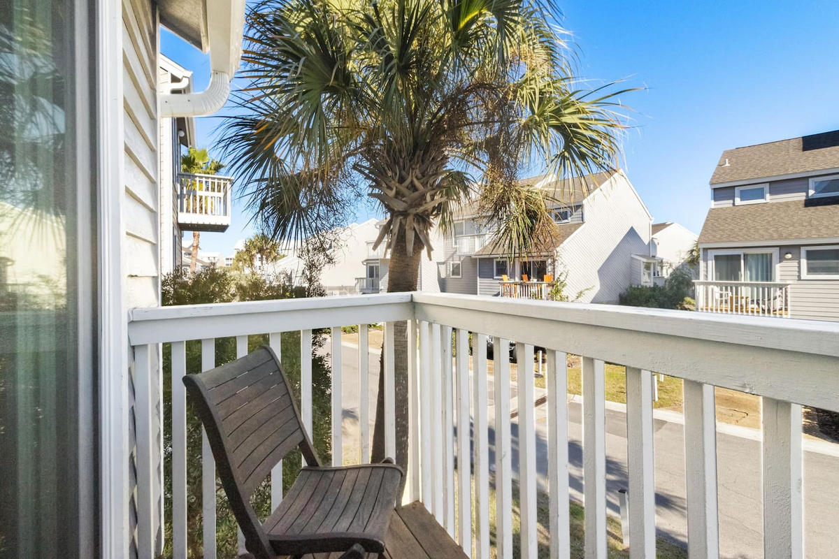 Your guest bedroom comes with its own private deck &mdash; a little outdoor escape that makes the second bedroom worth fighting over.