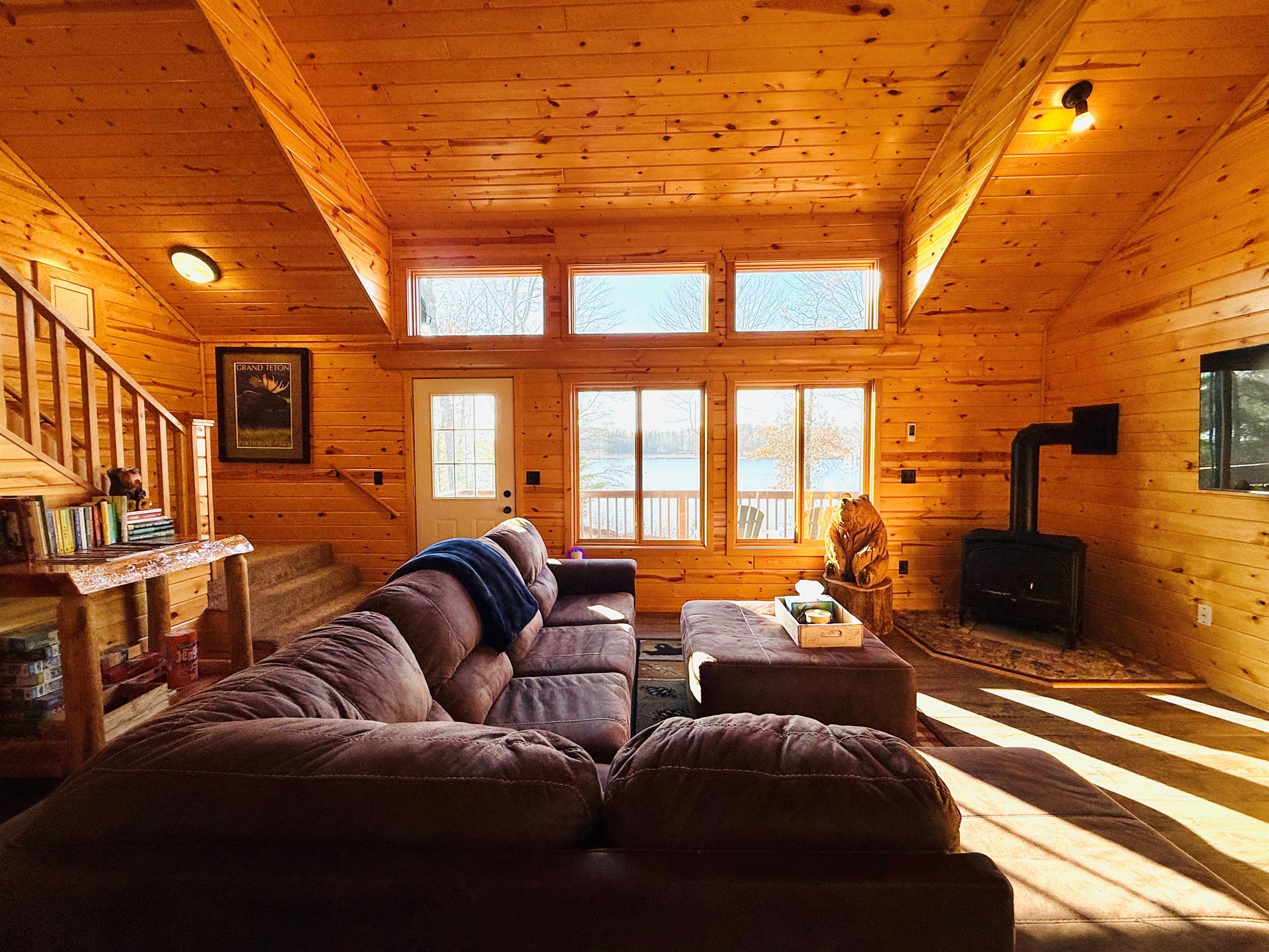View of the lake right from the Great Room.
