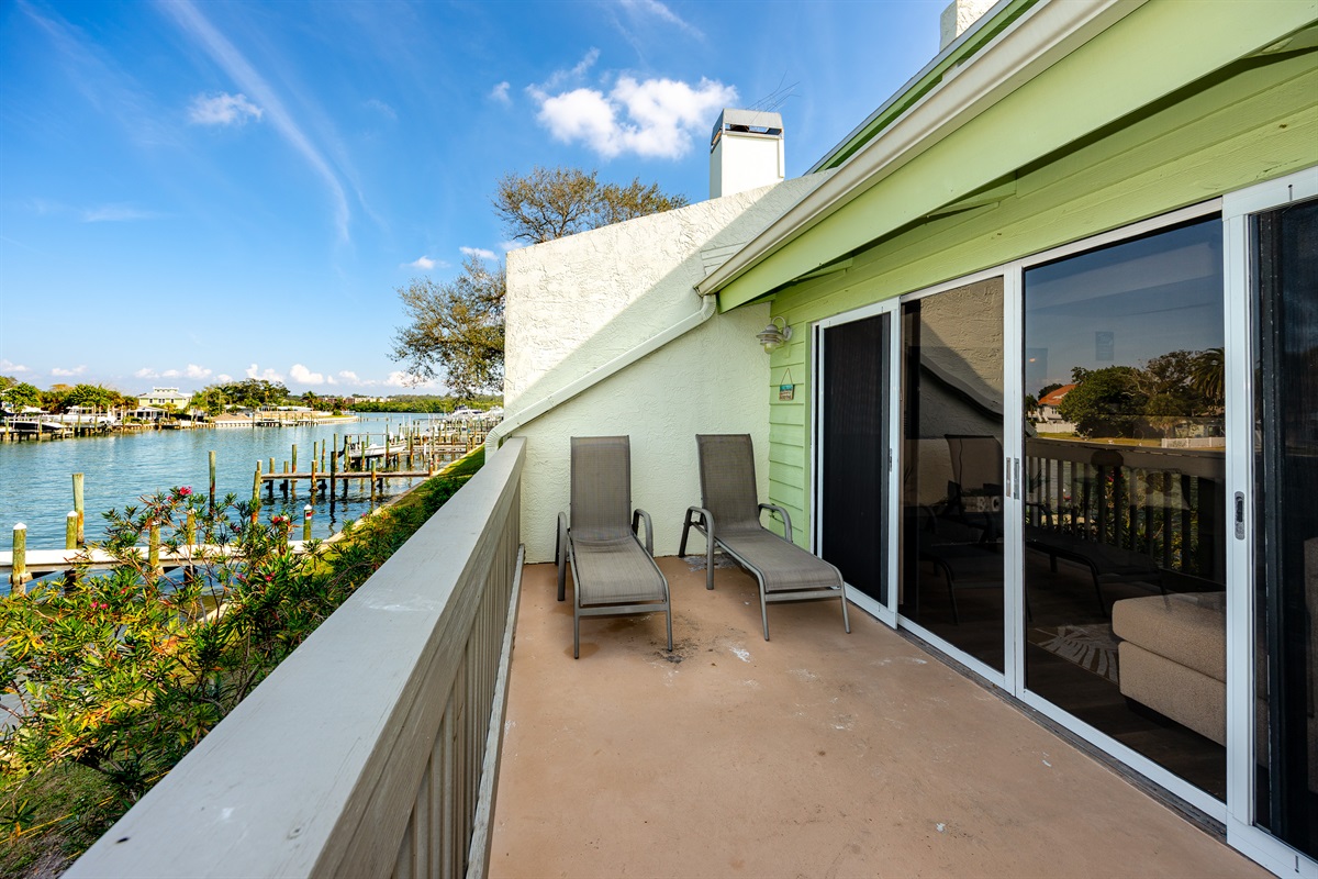 Loungers on your private Balcony