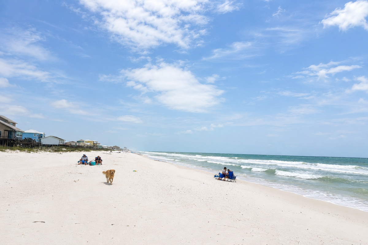 Dog friendly beach!