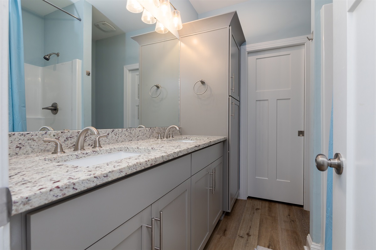 1st floor bathroom 2 with vanity