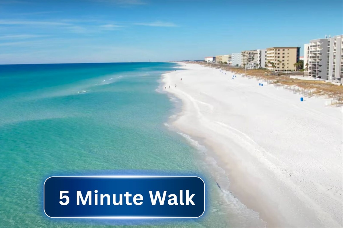 Just 5 min walk to Beach
