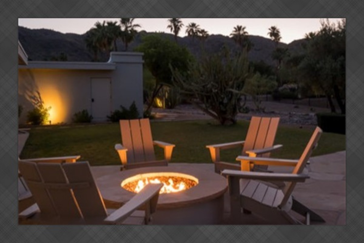 Enjoy an evening by the fire pit