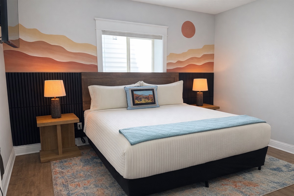 Bedroom 8 - King bed with Triple Bunk Bed