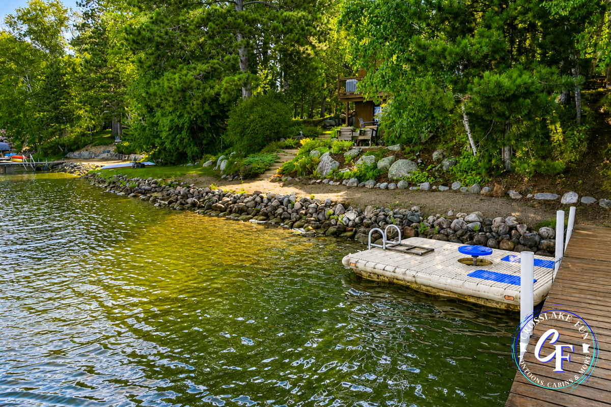 from the private dock