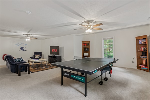 Game room with plenty of choice of games things to do!!
