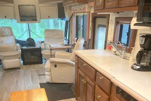 Couch table, doubling as Kitchen Island