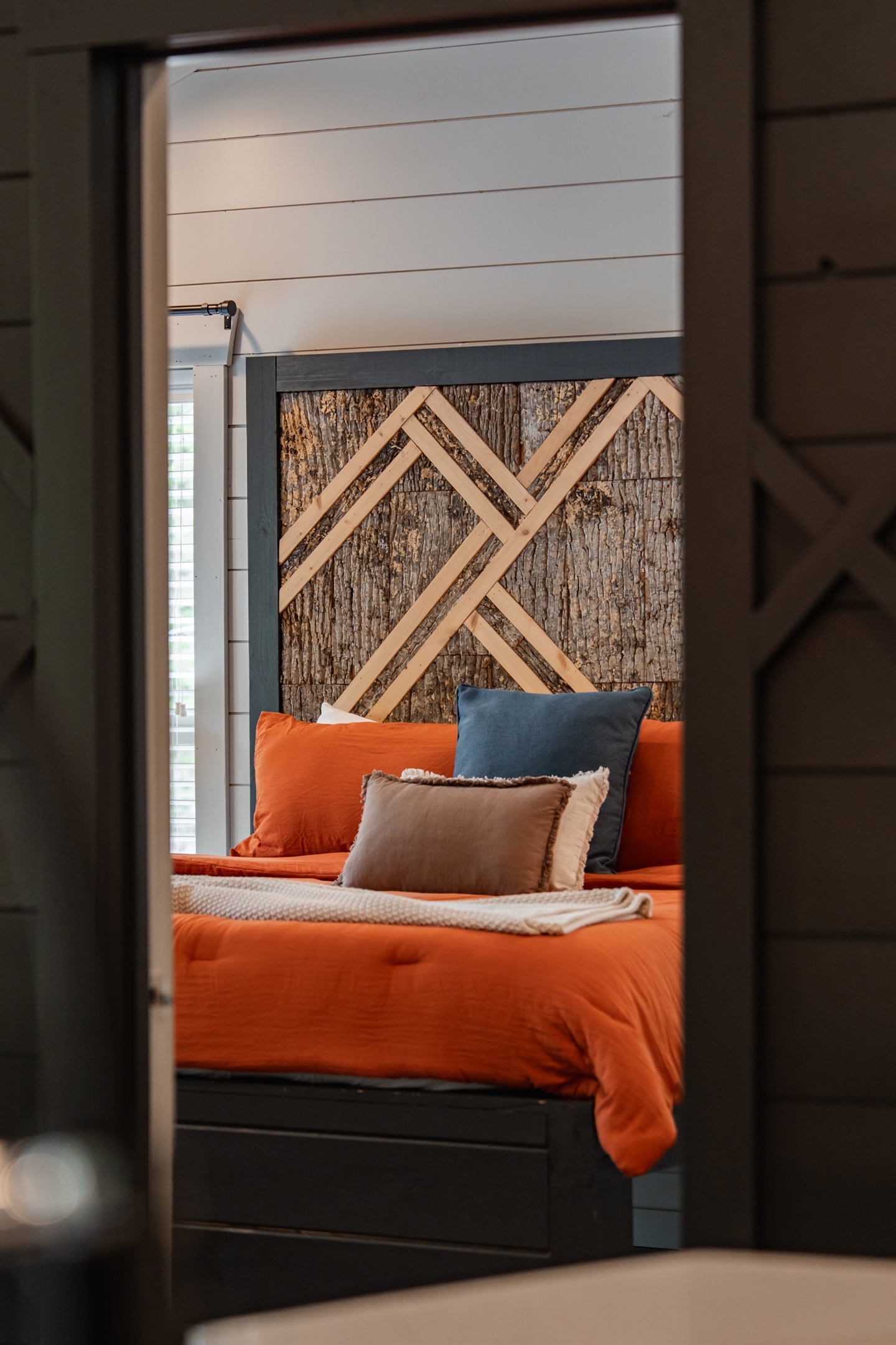 Master suite off the living area.