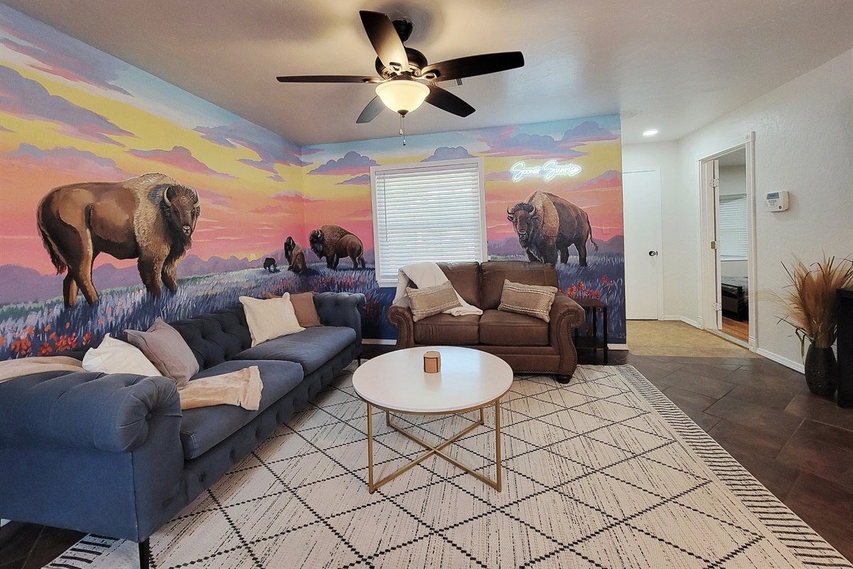 Living room seating area, enjoy!