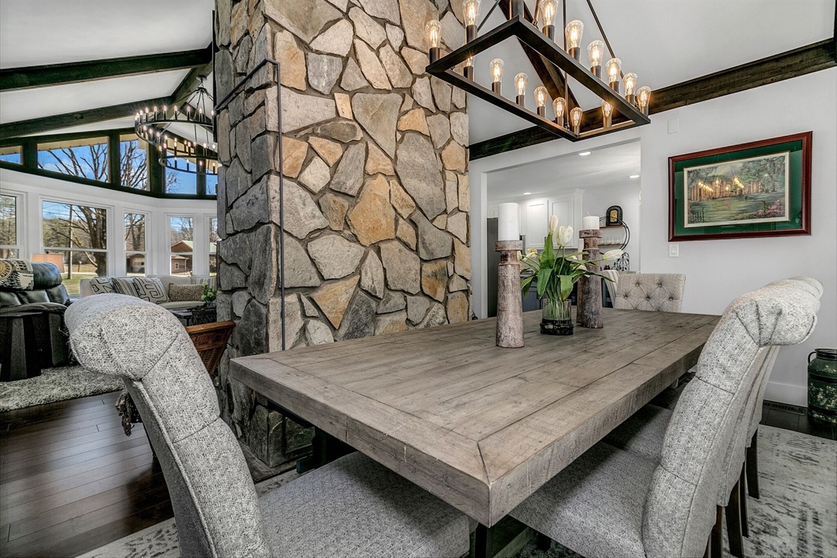 large dining table