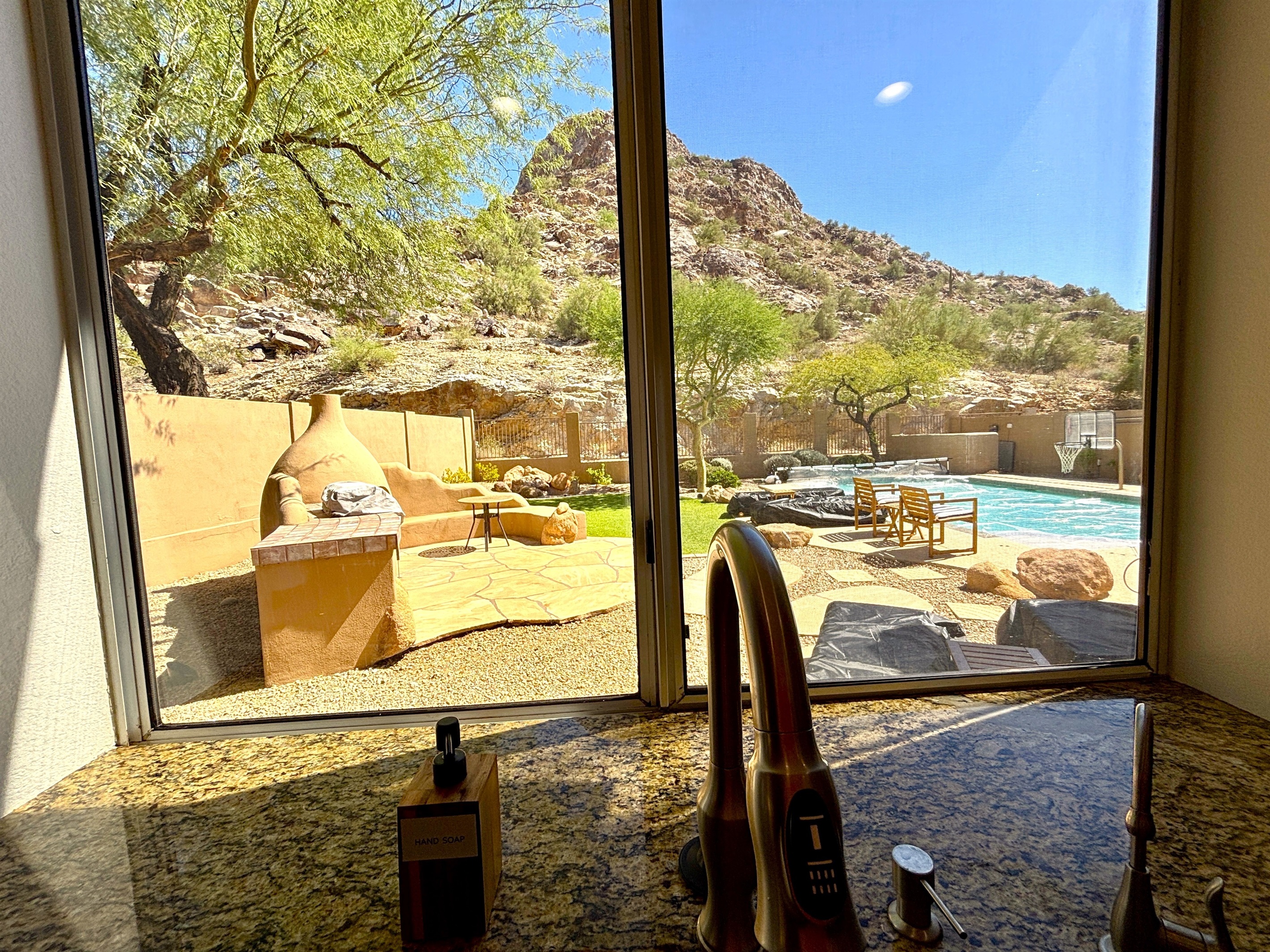 Amazing view from kitchen sink