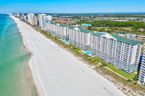 The towers of Long Beach Resort