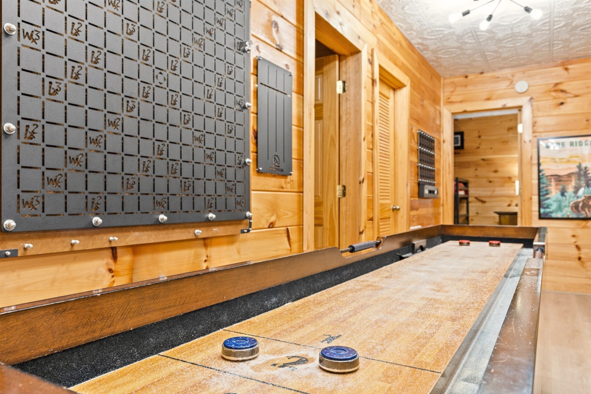 Play, relax, repeat! The game room keeps spirits high day and night.