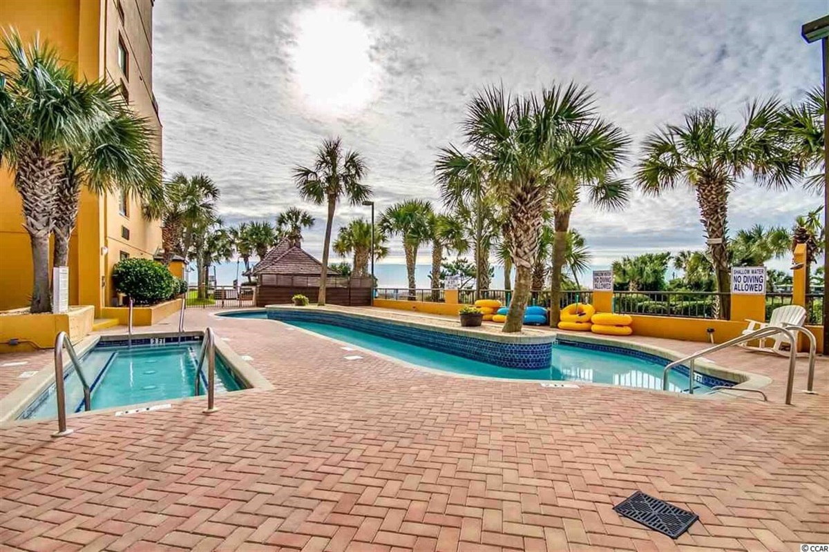 Let all your troubles wash away in the heated outdoor Lazy River.