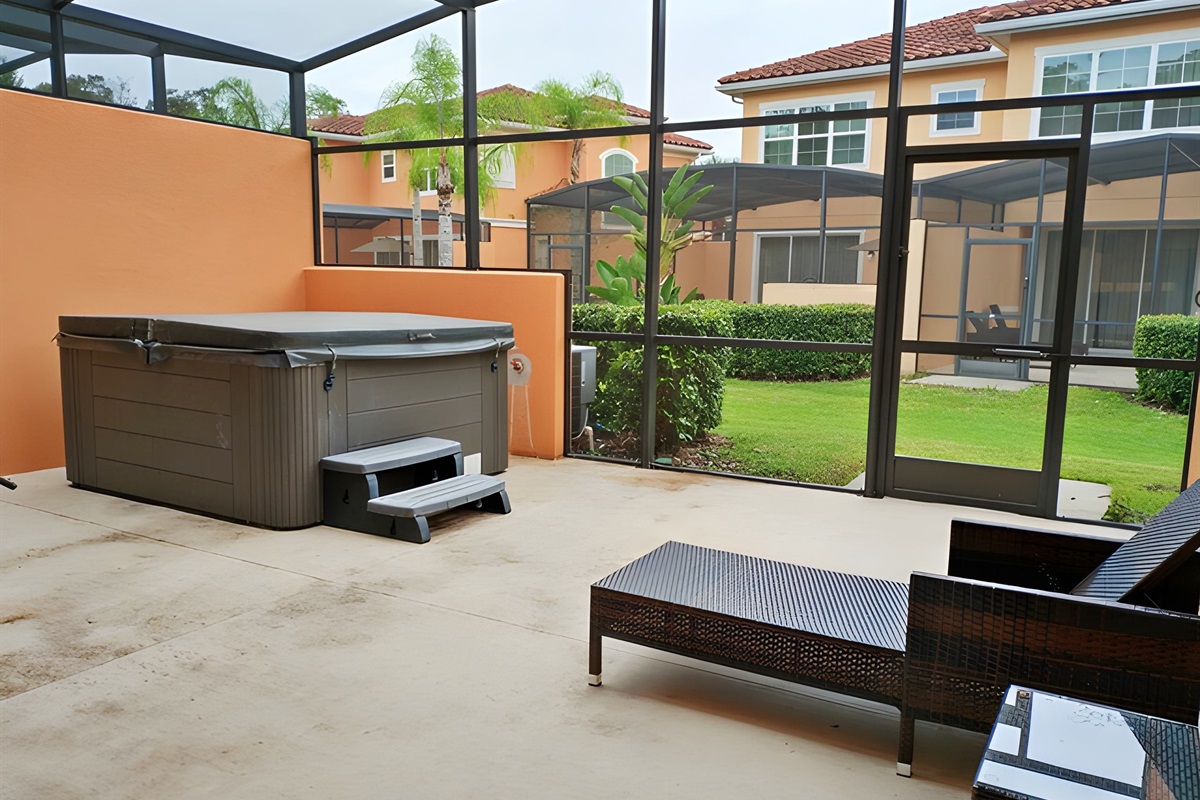 And a wonderful open area in your private lanai
