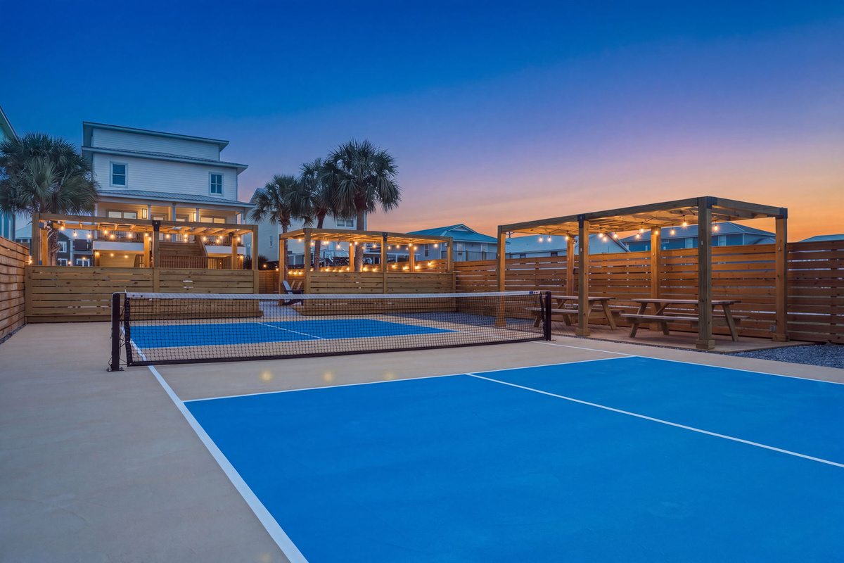 Serve up fun under endless blue skies.