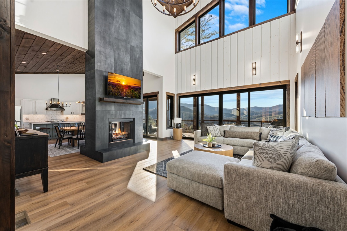 Where firelight, design, and mountain air share the same room.