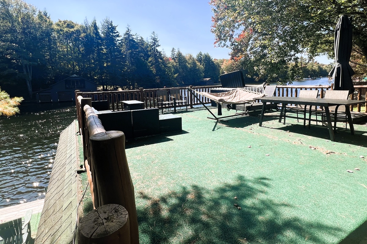 Boathouse deck