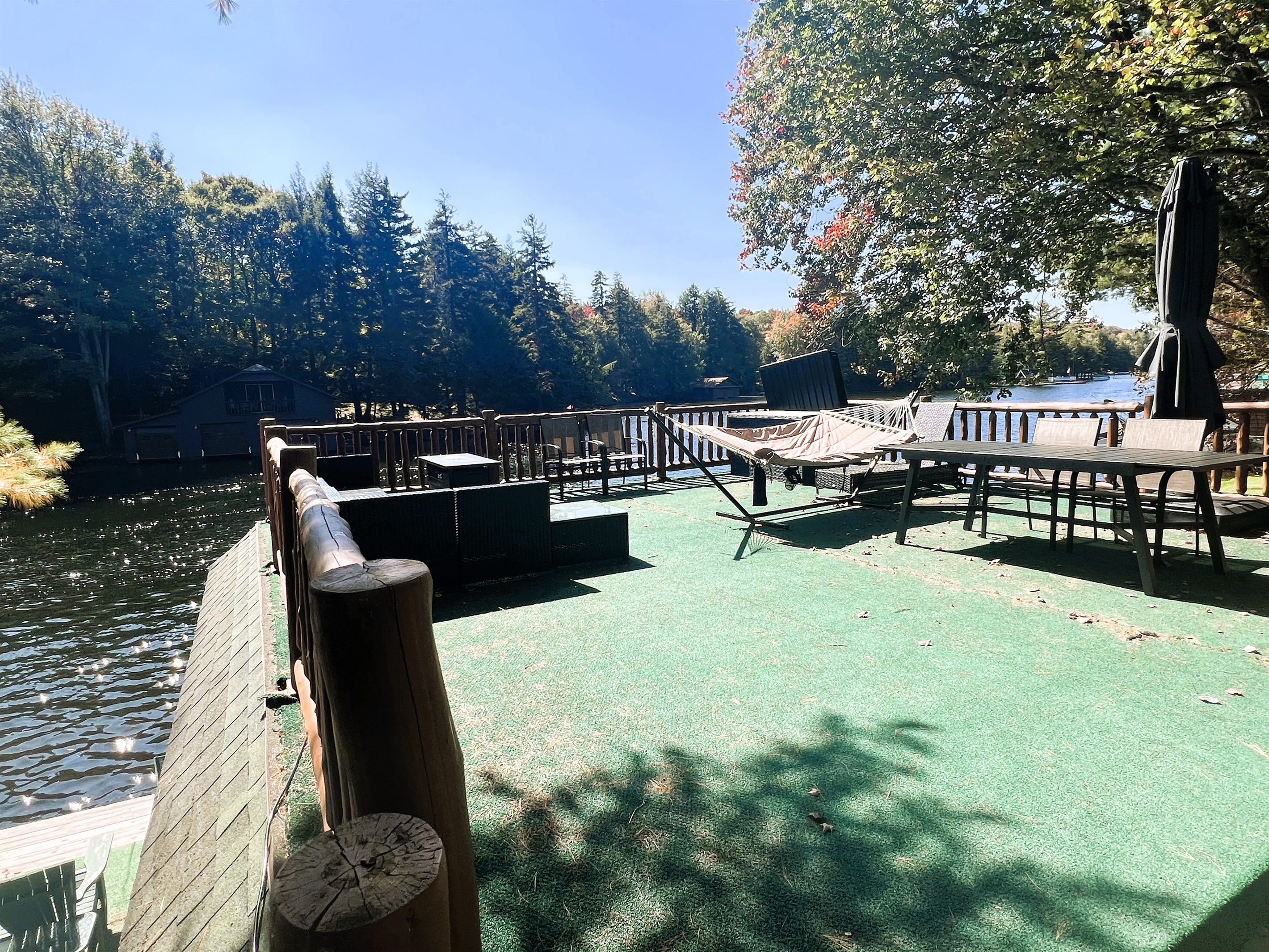 Boathouse deck