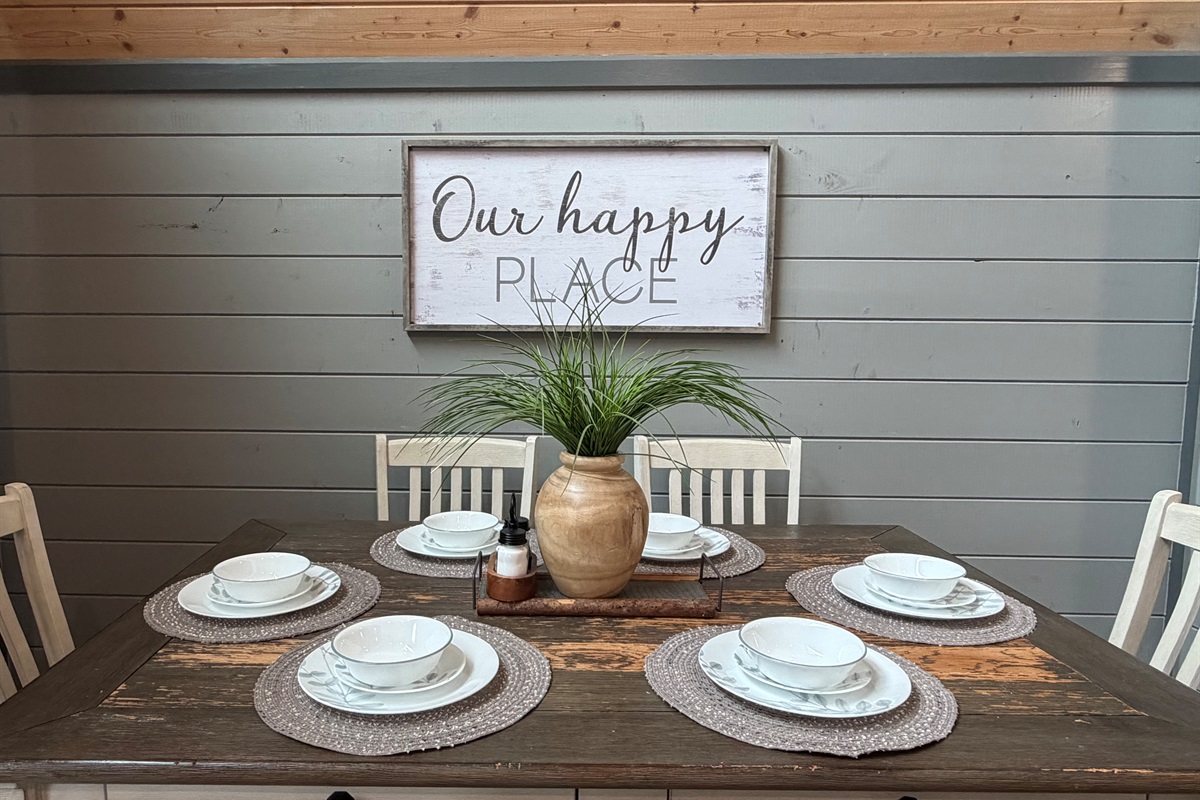 Table of Togetherness: Create memories over a delicious meal!