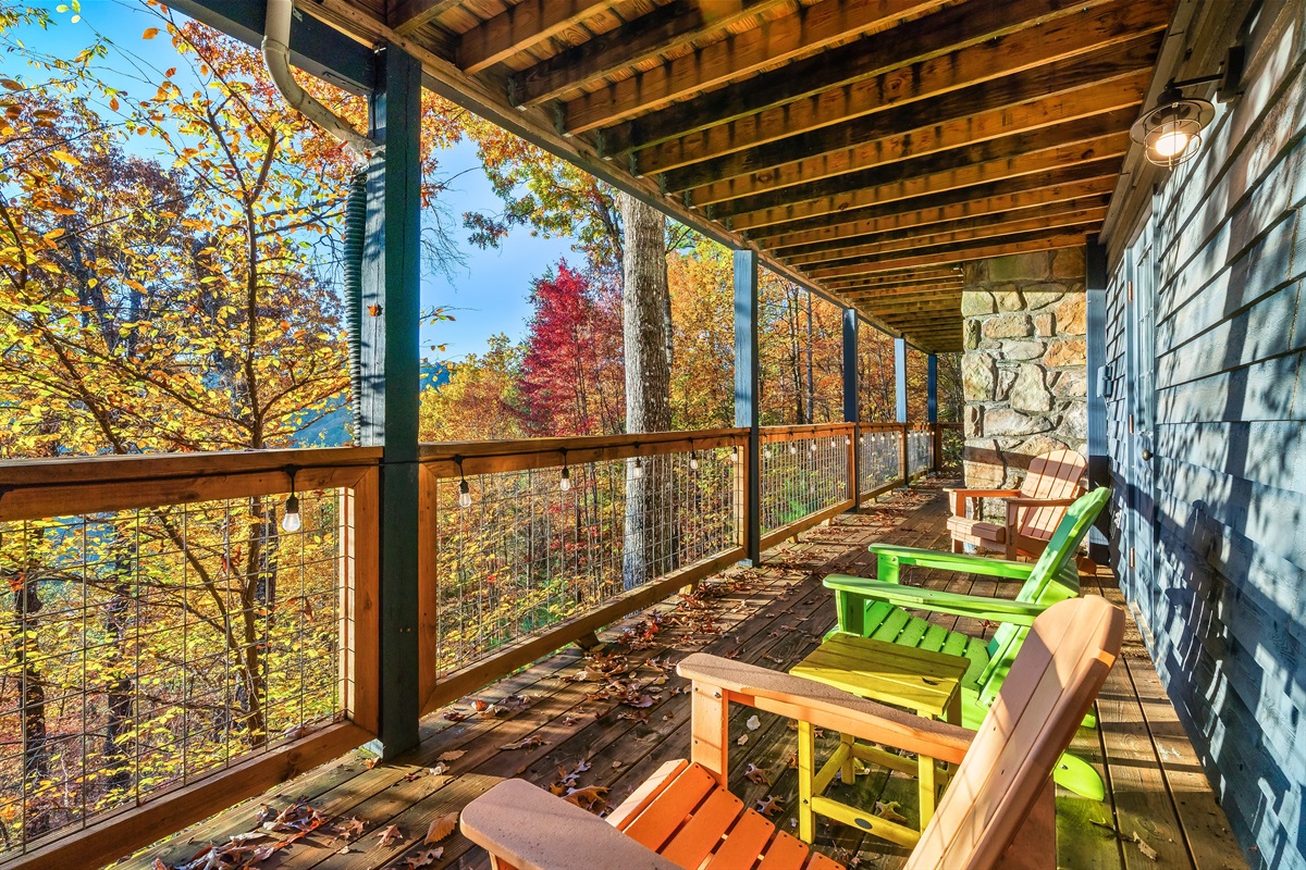 Sunrise and sunset views.