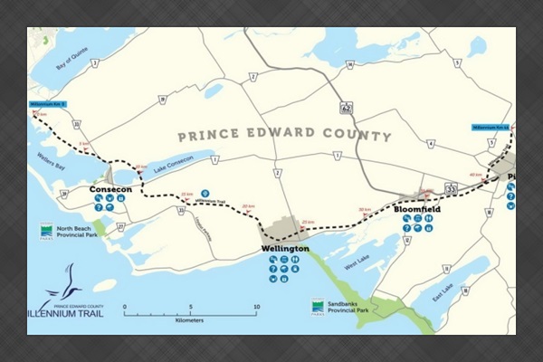 Millenium trail, good for biking and running