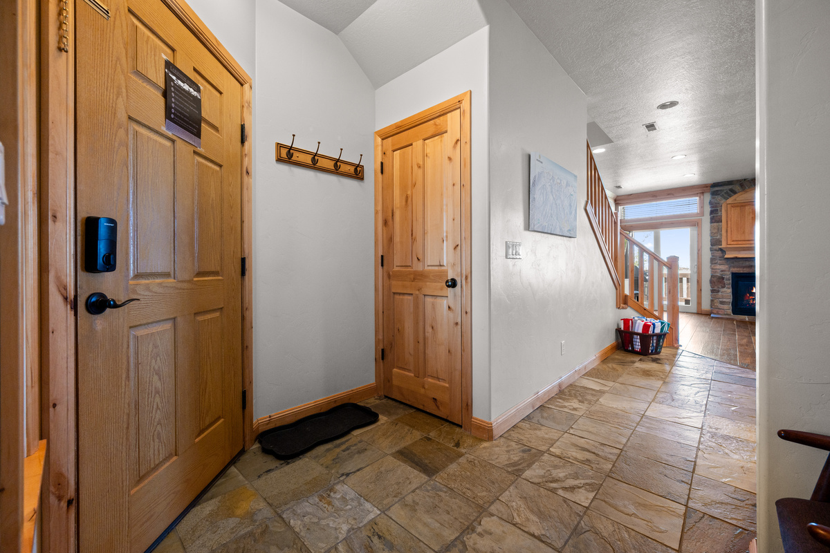Welcoming main floor entry with convenient access to the living areas.