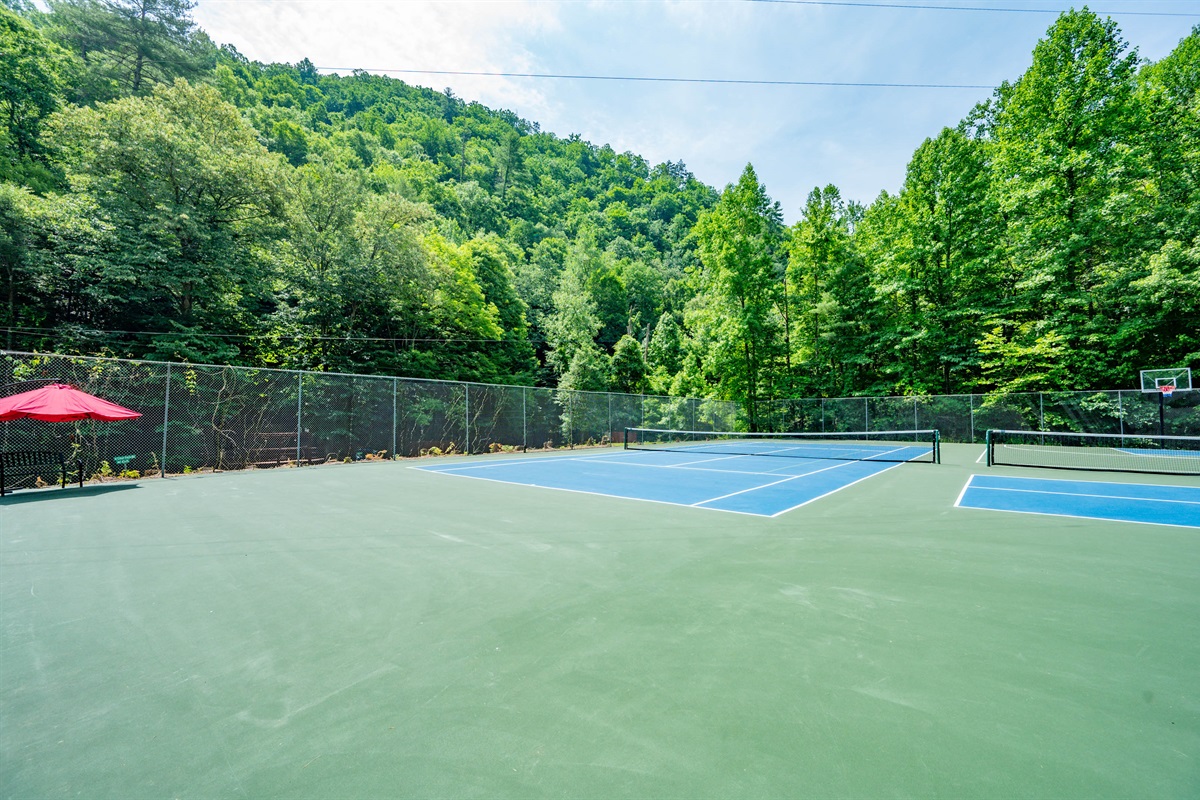 Perfect your serve or enjoy a casual match just steps from your stay