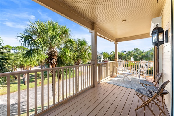 Spacious Covered Porch Perfect for Entertaining