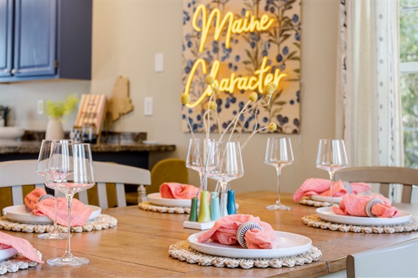 A stylish and inviting dining area designed for shared meals, great conversations, and memorable moments together.