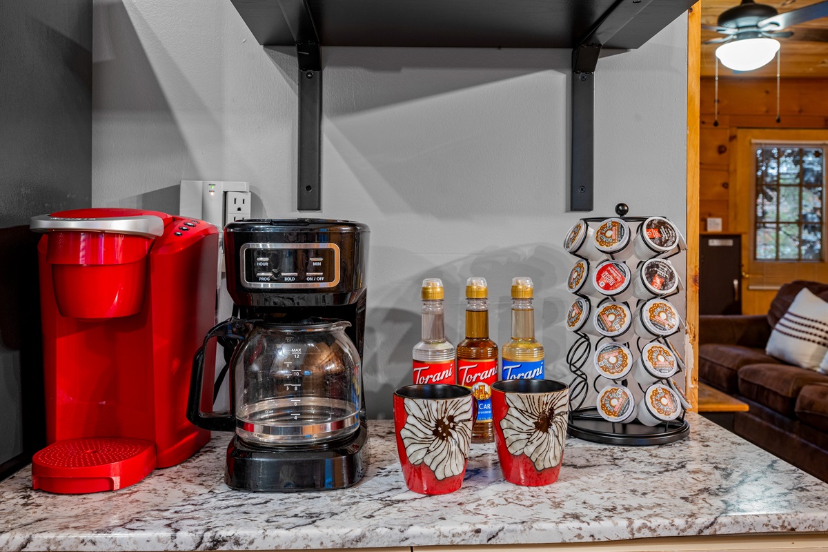 Full coffee bar